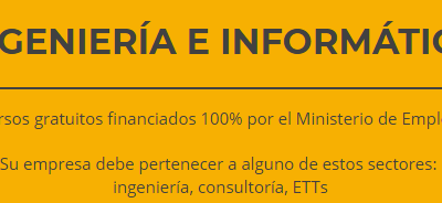 Cursos gratuitos para PYMES del sector de la ingeniería