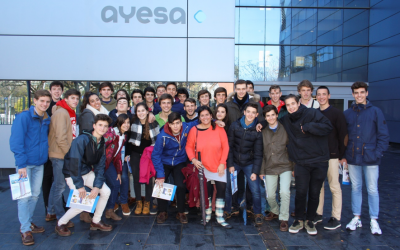 Visita del Colegio La Preu en un nuevo STEM Day