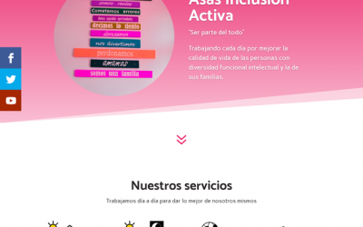 Fundación Ayesa diseña la nueva web de ASAS Inclusión Activa